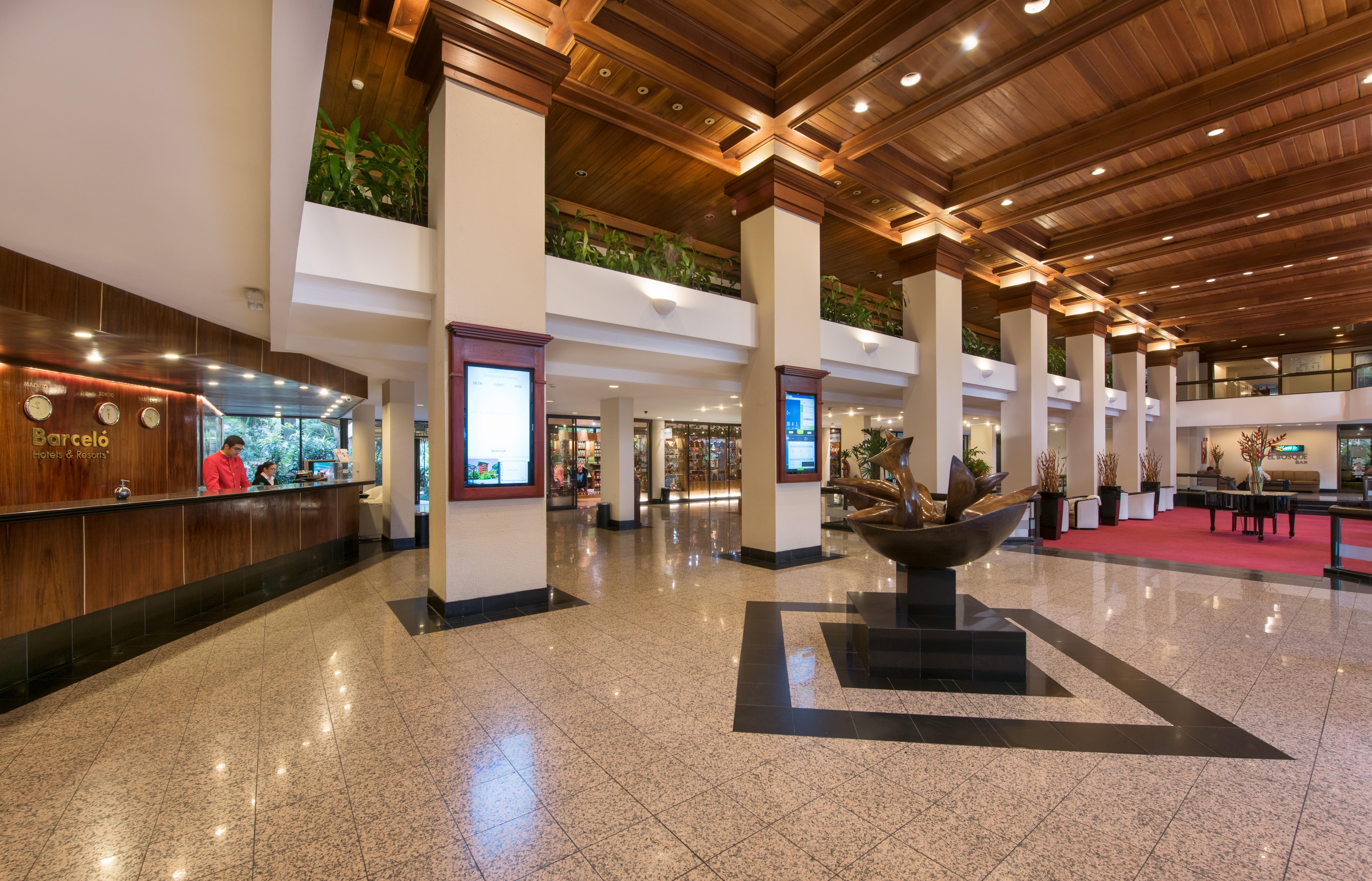 Barcelo San Jose Hotel Exterior photo The lobby of the hotel